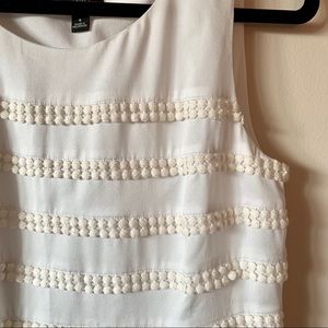 Ann Taylor Crochet Sleeveless Top